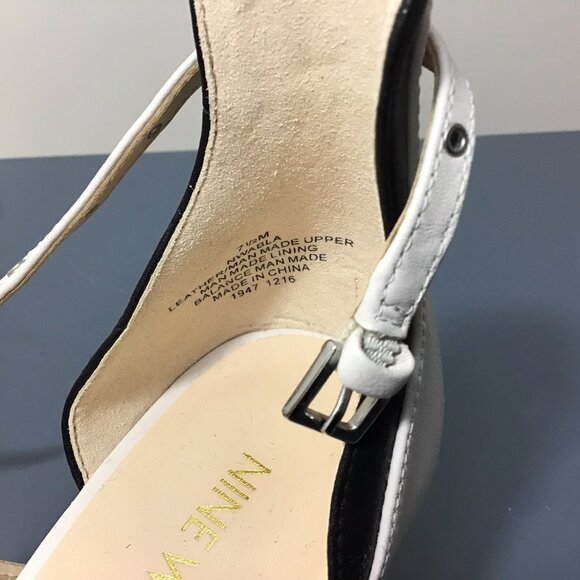 Brand New Nine West White Pumps Women's 7.5 - Picture 2 of 4